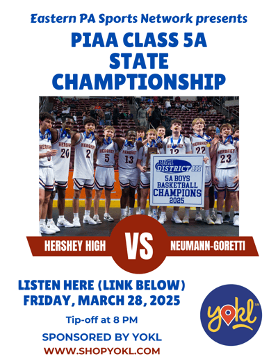 Big News, Hershey! Yokl is Courtside!